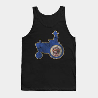 Vintage Minnesota Farmer Tractor Tank Top